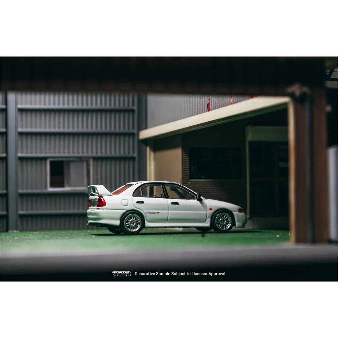 *PRE-ORDER* Mitsubishi Lancer RS Evolution IV (White) Chance of Chase Car, 1:64 Scale — image 3