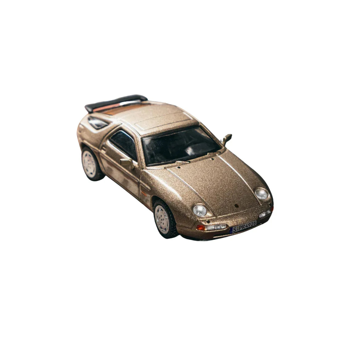 *PRE-ORDER* Porsche diecast 928 S4 Chance of Chase Car (with Pop-Ip Head-Lights), 1:64 Scale (Platinum Metallic) — image 5