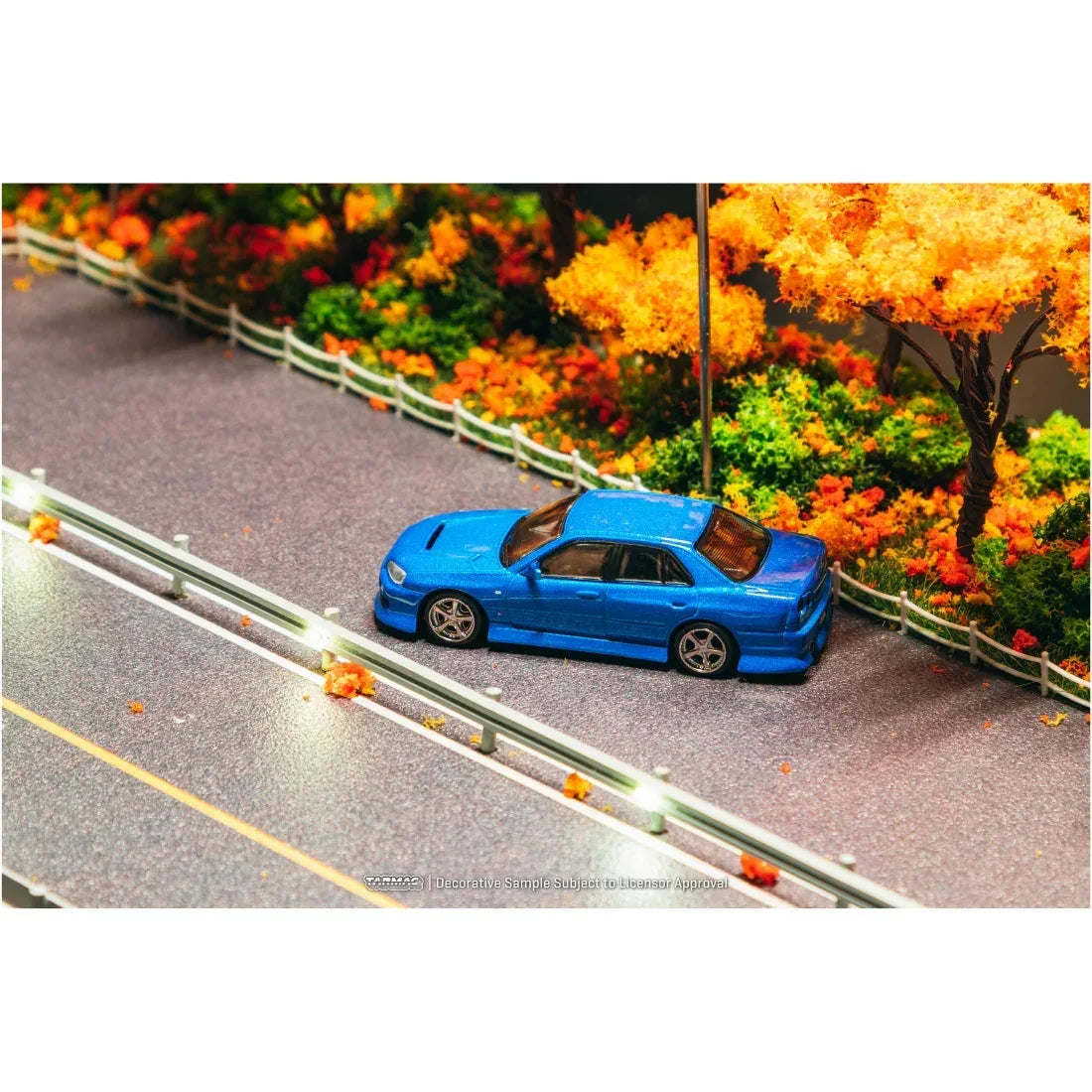 *PRE-ORDER* URAS Skyline ER34 Chance of Chase Car, 1:64 Scale (Blue) — image 3