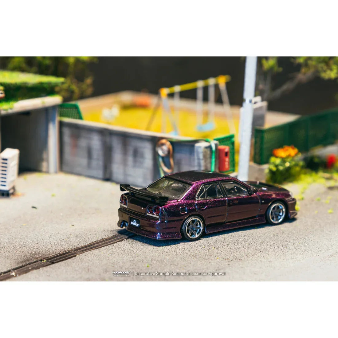 *PRE-ORDER* Nissan Skyline ER34 Chance of Chase Car, 1:64 Scale (Midnight Purple) — image 4