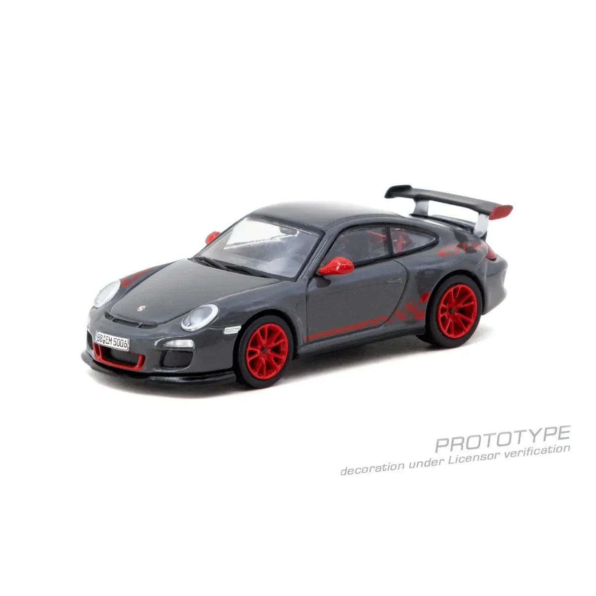 *PRE-ORDER* Porsche diecast 911 GT3 RS (997.2) Chance of Chase Car, 1:64 Scale (Grey) — image 2