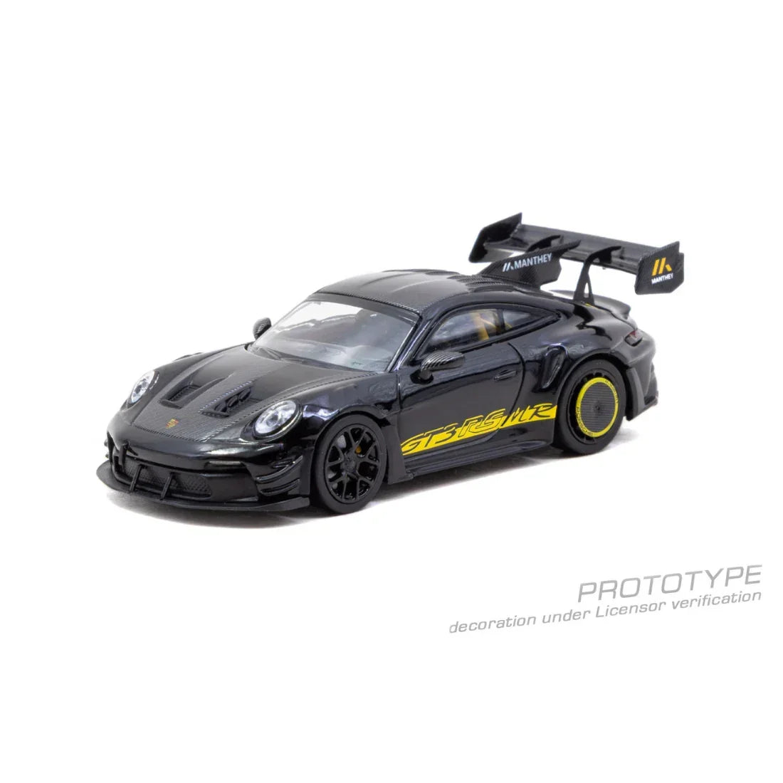 *PRE-ORDER* Porsche diecast GT3RS (992.1) MR Exclusive Color, 1:64 Scale, (Black Yellow) — image 2