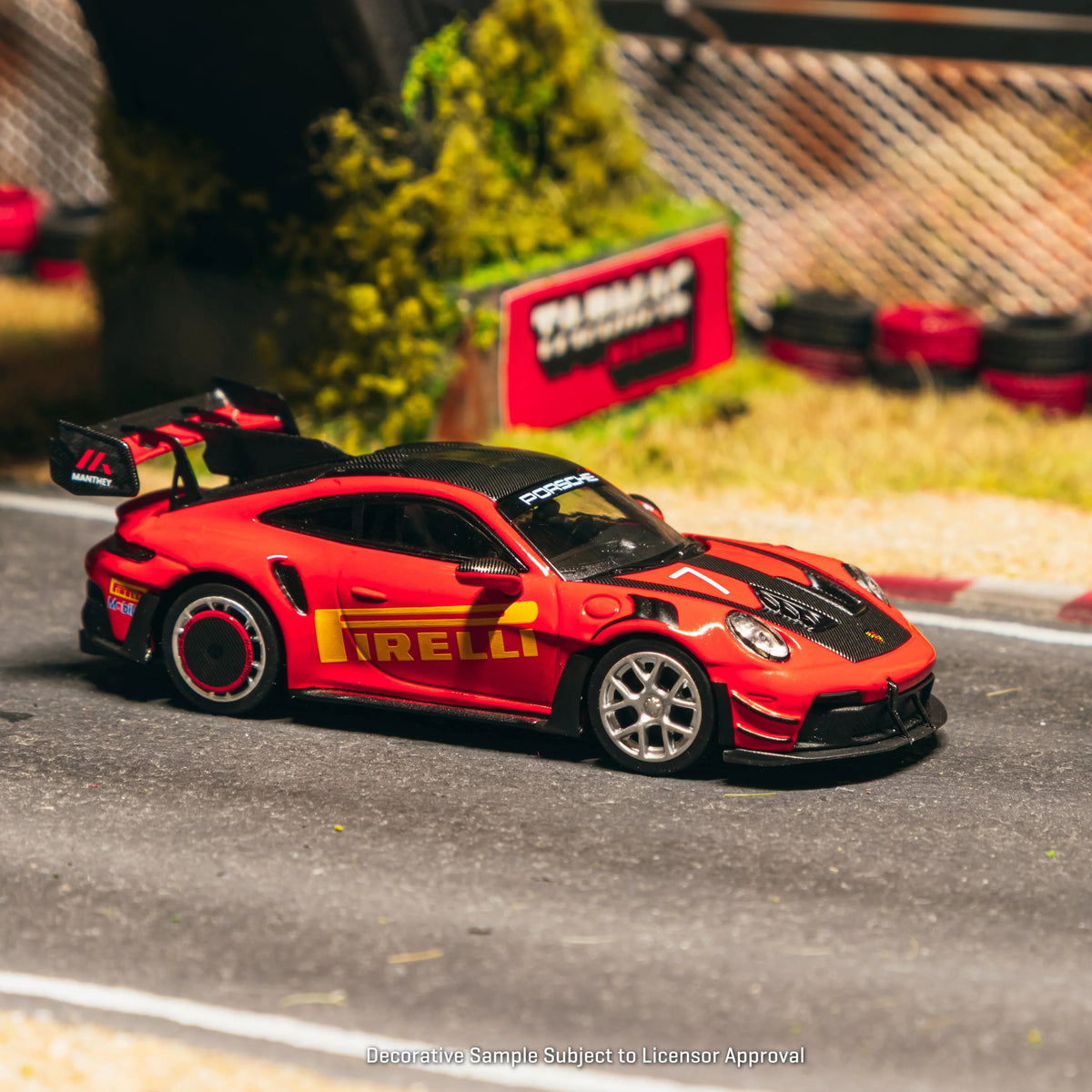 *PRE-ORDER* Porsche diecast GT3RS (992.1) MR, 1:64 Scale (Red) — image 4
