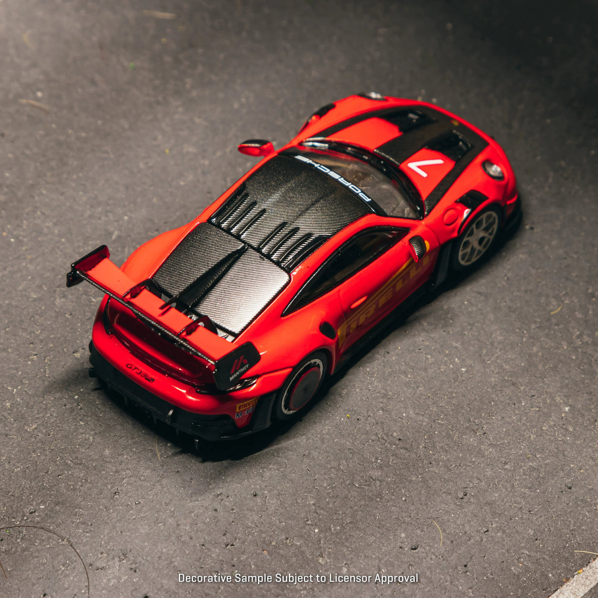 *PRE-ORDER* Porsche diecast GT3RS (992.1) MR, 1:64 Scale (Red) — image 3