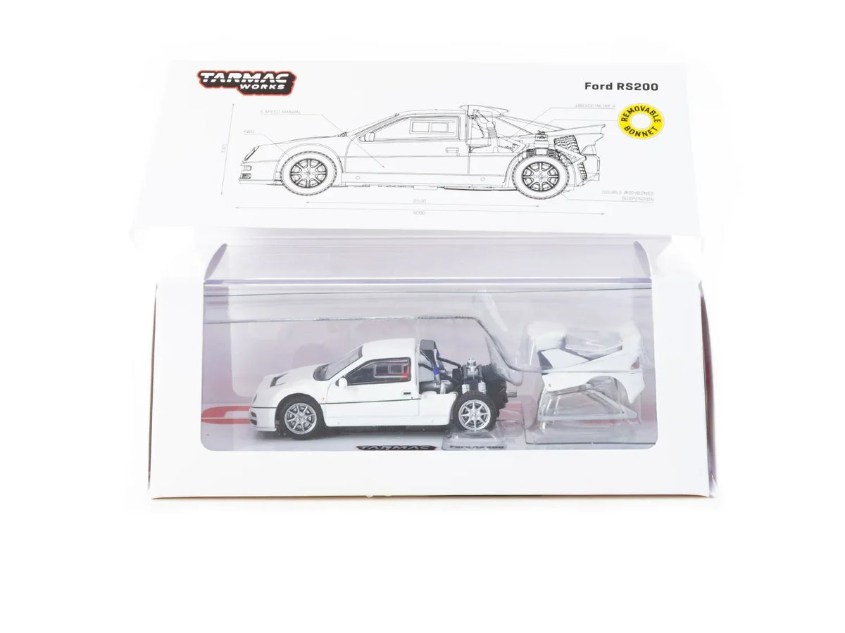 Ford RS200 - Hobby64, 1:64 Scale (White) — image 3