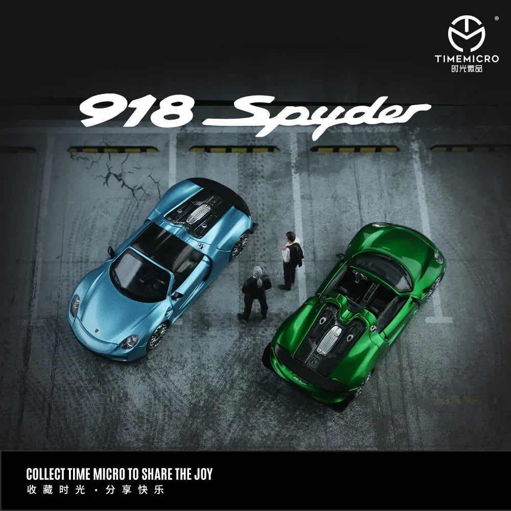 Porsche diecast 918 - Metallic Green - Figure Edition, 1:64 Scale — image 3