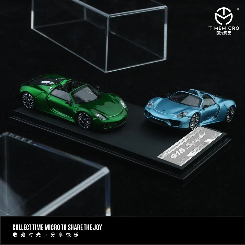 Porsche diecast 918 - Metallic Green - Figure Edition, 1:64 Scale — image 2