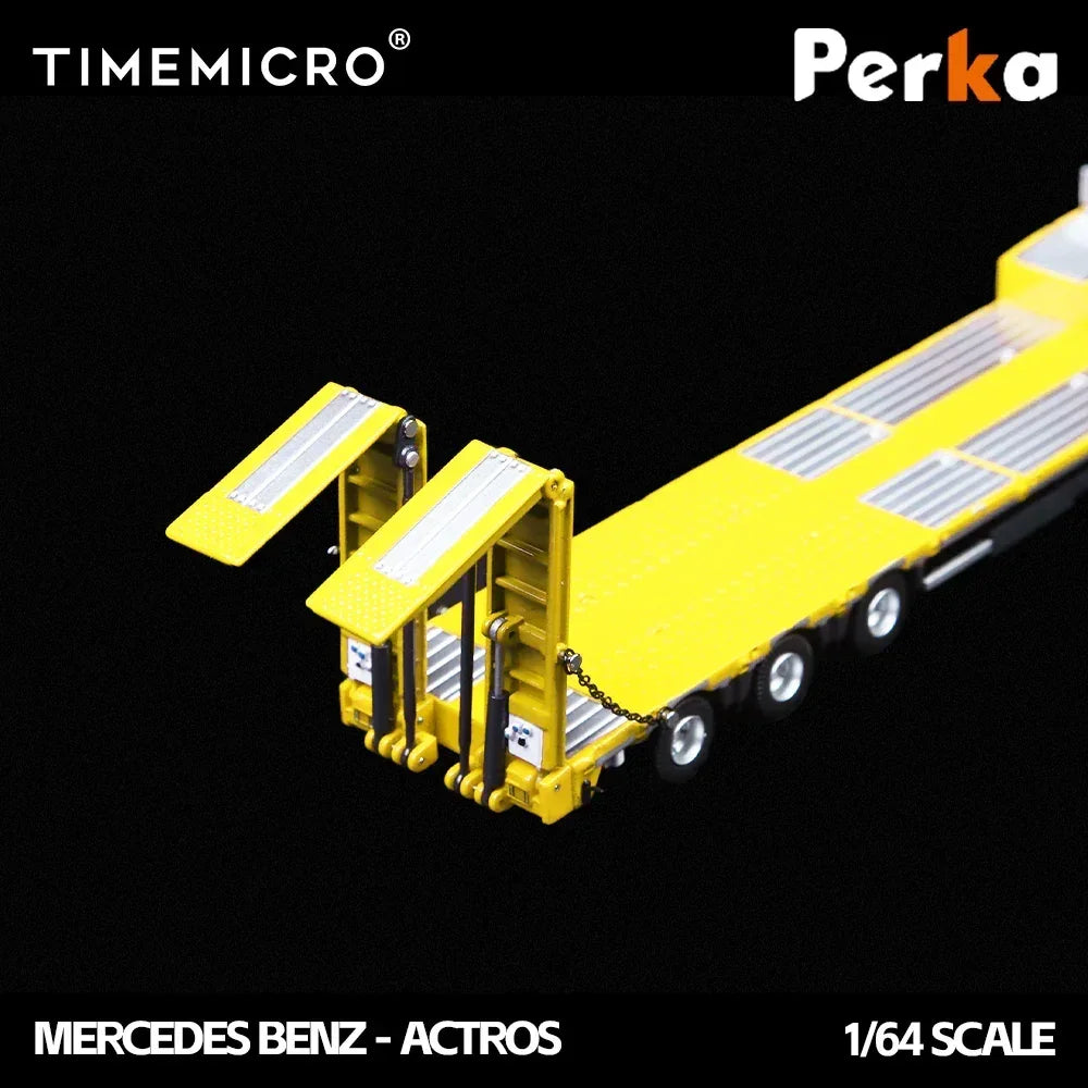 Mercedes-Benz Trailer Transporter, 1:64 Scale (Yellow) — image 5