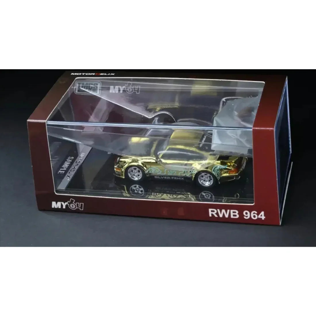 *TMCS 2026* Porsche diecast 964 Silver Pheonix (Limited Edition to 1299pcs) Gold Chrome, 1:64 Scale — image 5