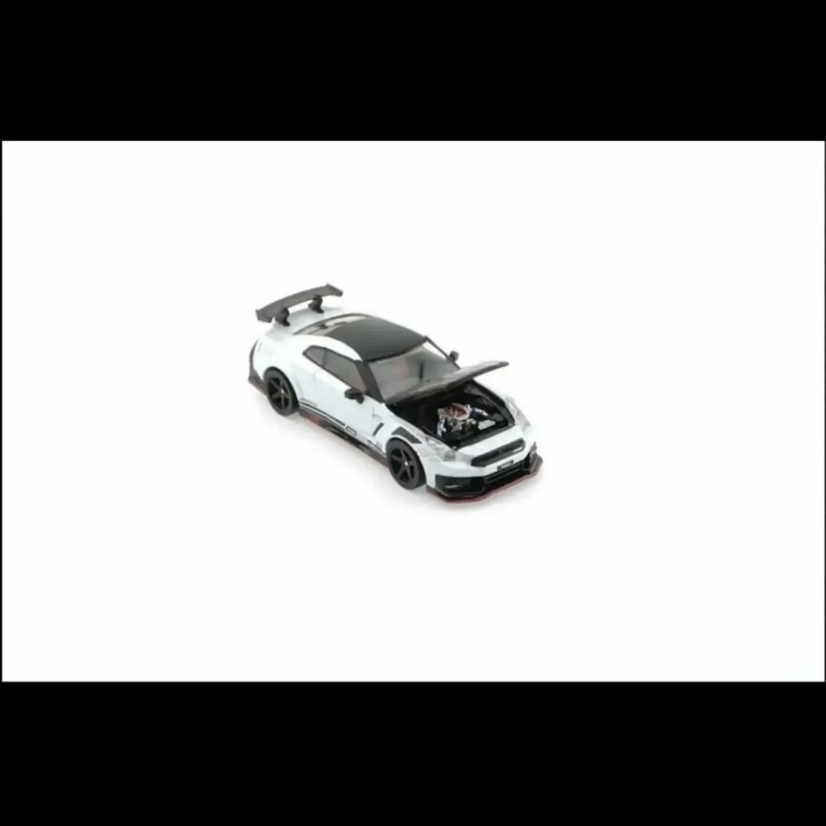 *TMCS 2026* Top Secret 35GT-R White Pearl Matte with Carbon Bonnet, 1:64 Scale — image 6