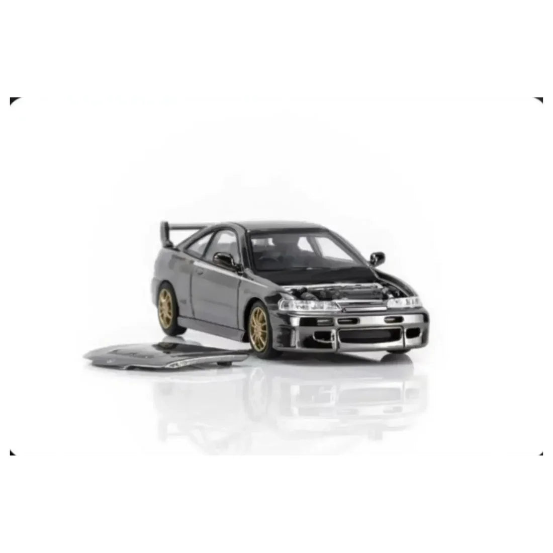 *TMCS 2026* Honda Integra Type R (DC2 & DC5) MUGEN Customised Black Chrome 2-Car Set, 1:64 Scale — image 5