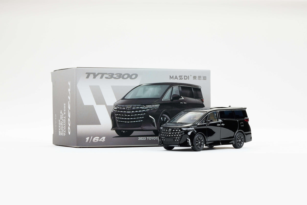 Toyota Alphard 2023, 1:64 Scale (Black) — image 1