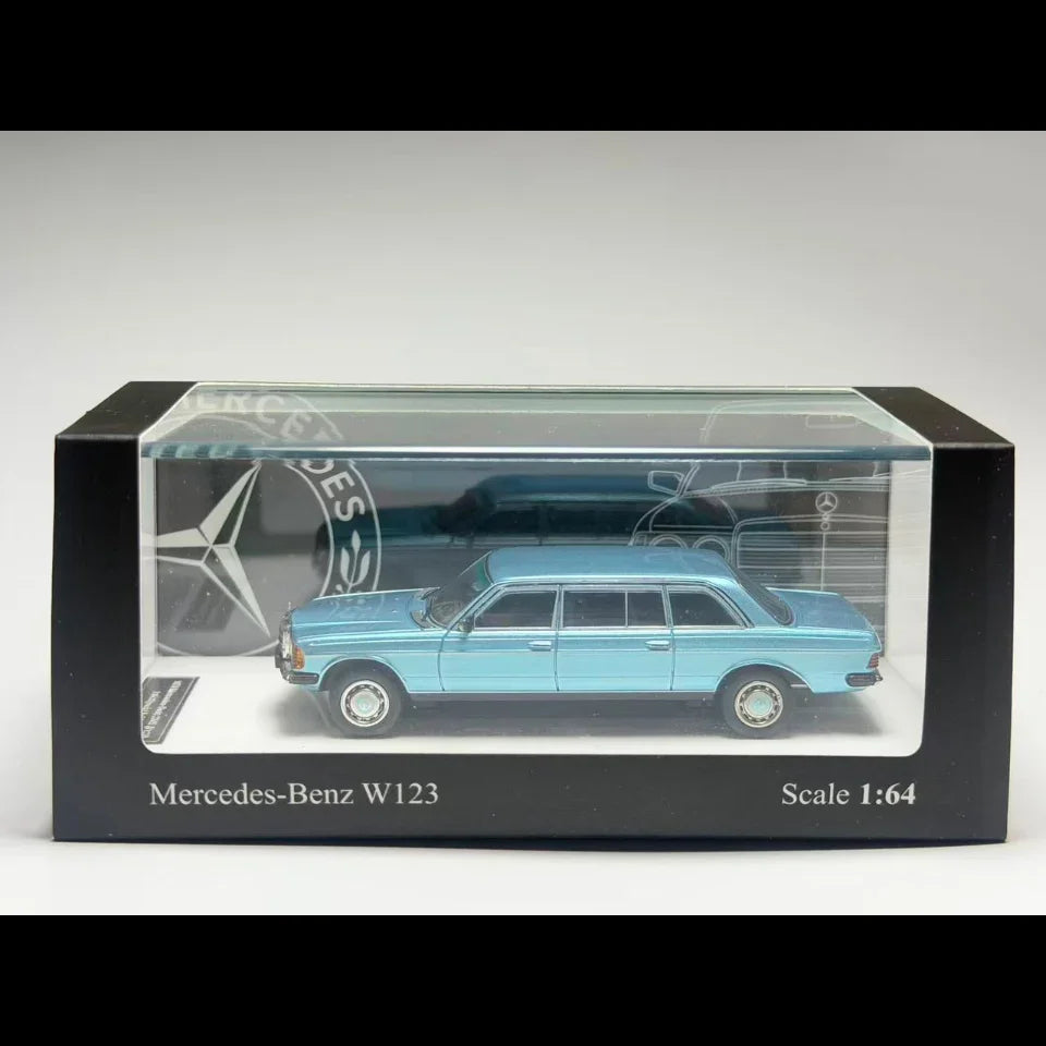 Mercedes Benz W123, 1:64 Scale (Blue) — image 1