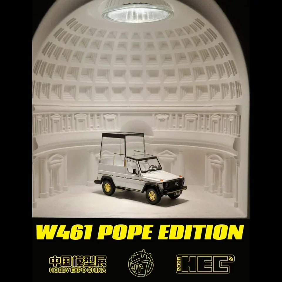Mercedes Benz W461 POPE Edition ,1:64 Scale (White) — image 1