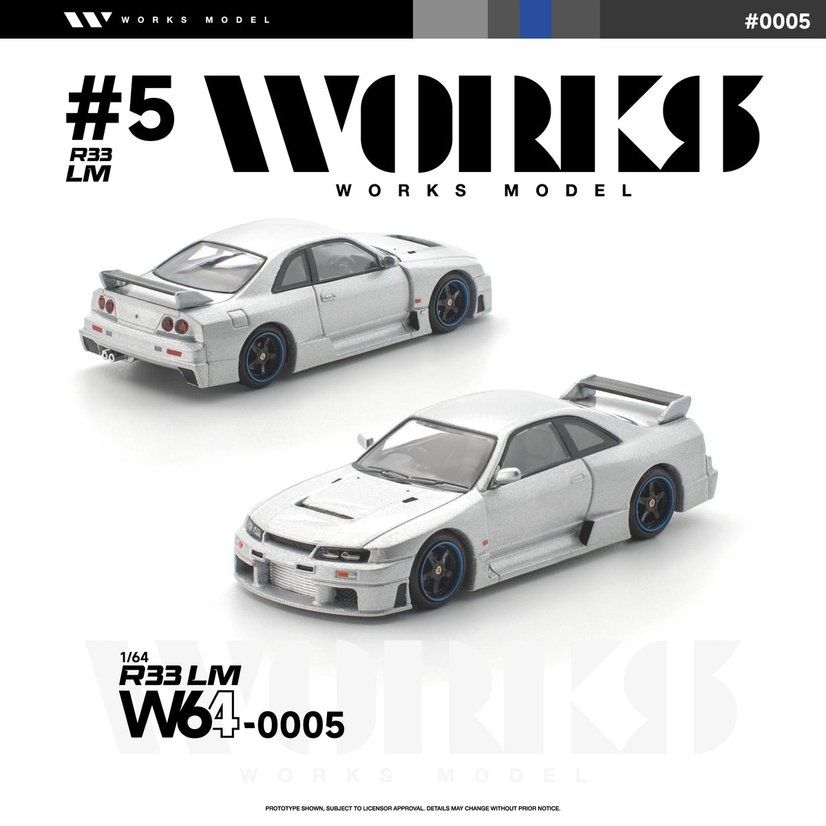 *PRE-ORDER* R33 LM, 1:64 Scale (Silver) — image 5