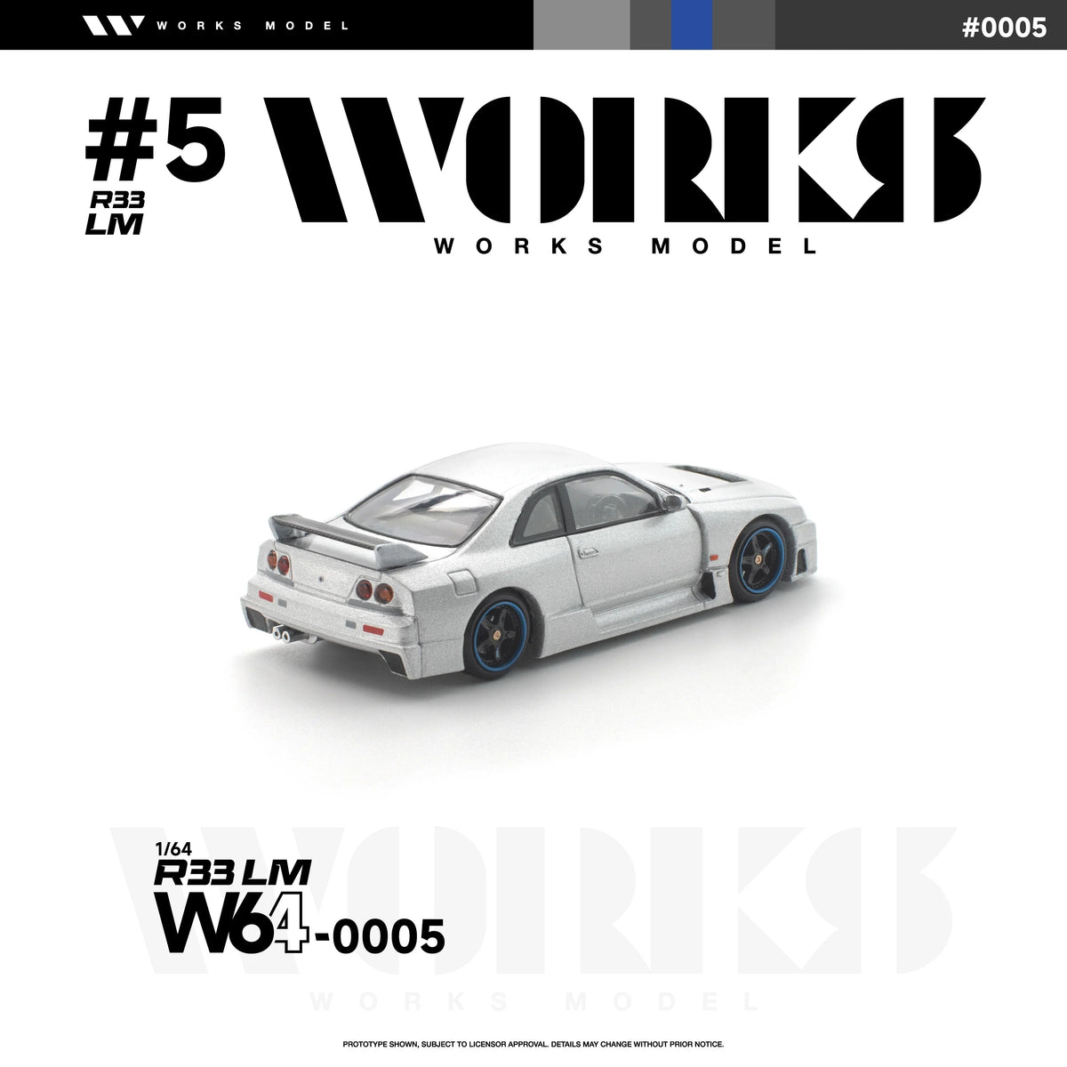 *PRE-ORDER* R33 LM, 1:64 Scale (Silver) — image 3