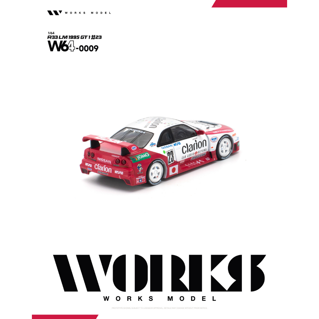 *PRE-ORDER* R33 LM 1995 GT1 #23, 1:64 Scale — image 3