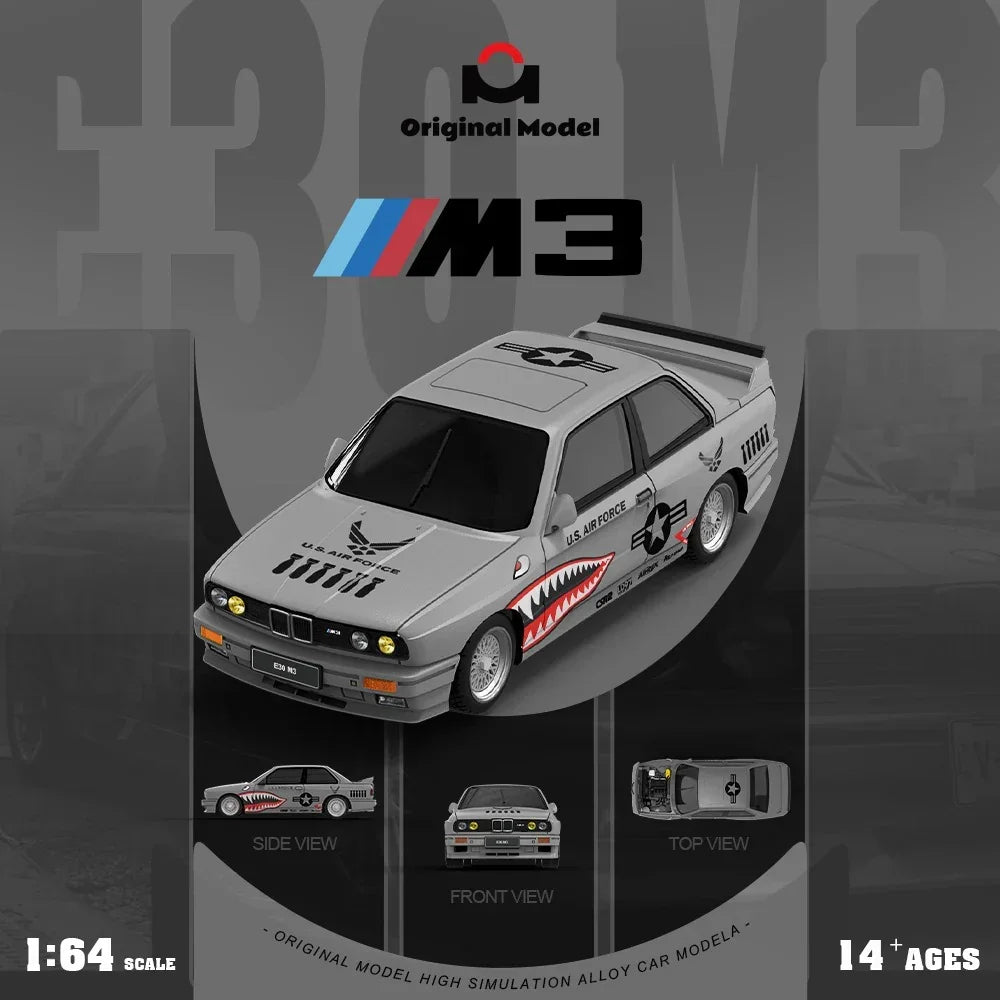*PRE-ORDER* BMW E30 M3 Shark Mouth Finish, 1:64 Scale — image 1