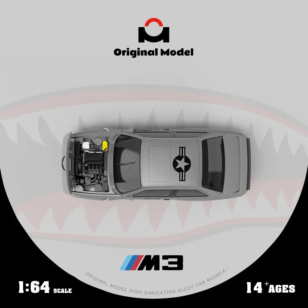 *PRE-ORDER* BMW E30 M3 Shark Mouth Finish, 1:64 Scale — image 6