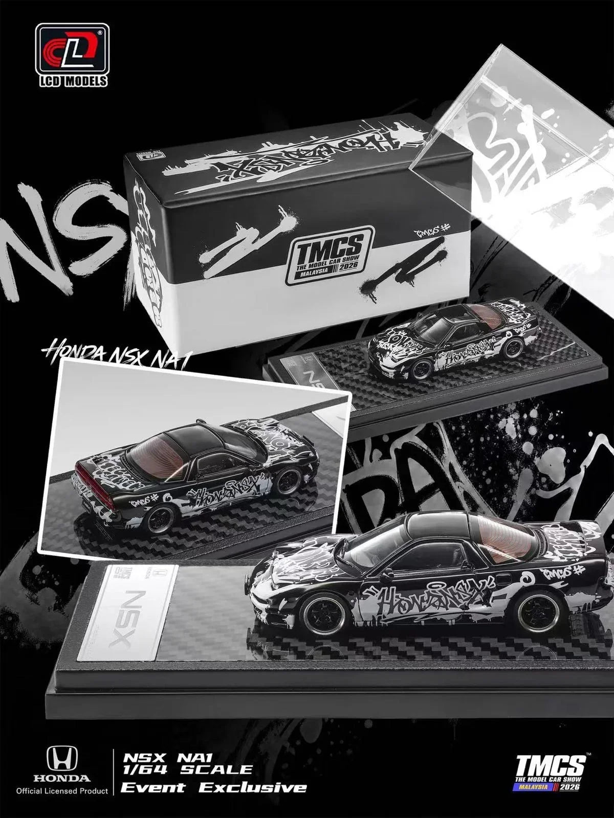 *TMCS 2026* NSX NA1 TMCS2026 Event Exclusive Blind Box, 1:64 Scale (White or Black) — image 1