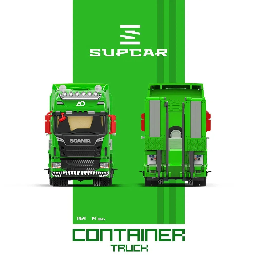 *PRE-ORDER* Scania Flatbed Transport Vehicle - Green Tyrannosaurus, 1:64 Scale — image 7