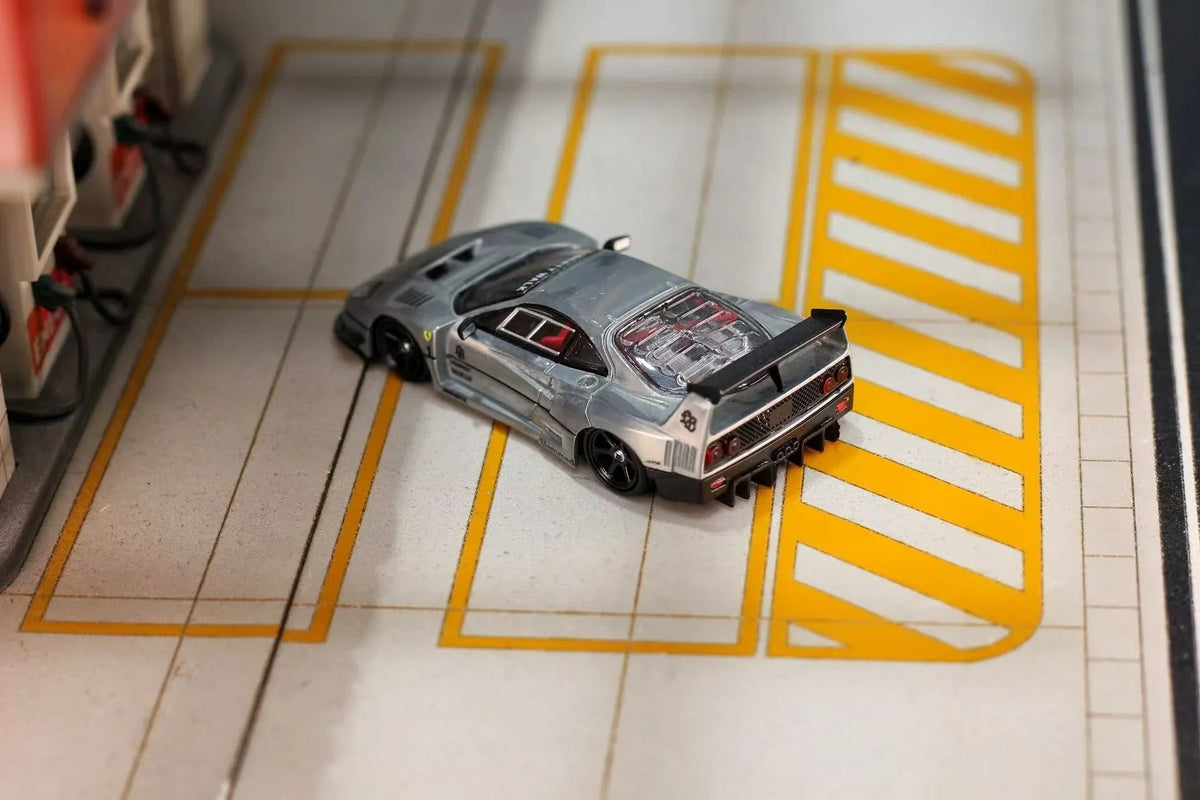 *PRE-ORDER* Ghost Player × Street Weapon 1:64 Scale Liberty Walk Widebody F40, Raw Color — image 6