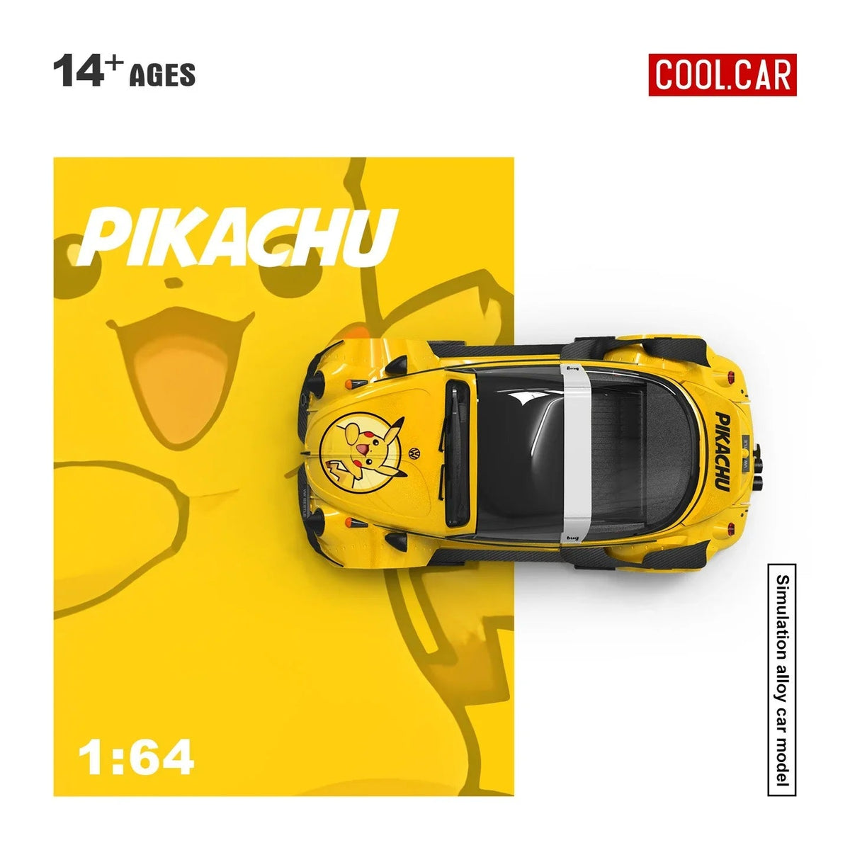 *PRE-ORDER* CC 1:64 Beetle Pikachu painted, 1:64 Scale — image 3