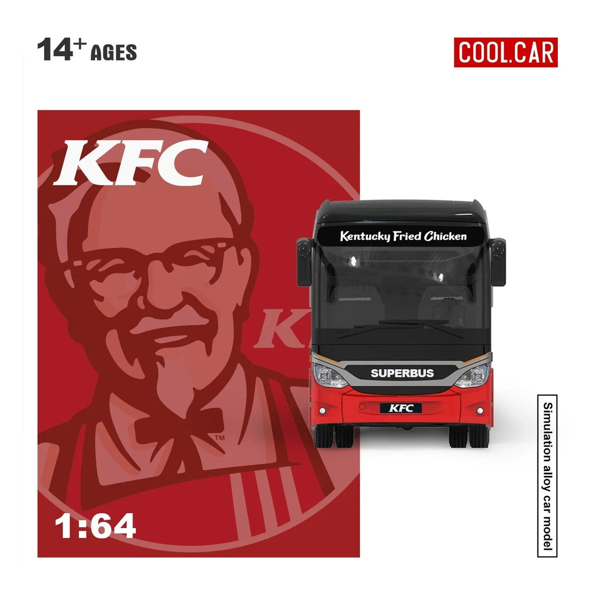 *PRE-ORDER* CC 1:64 Luxury Bus - Crazy Thursday (KFC Bus), 1:64 Scale — image 4