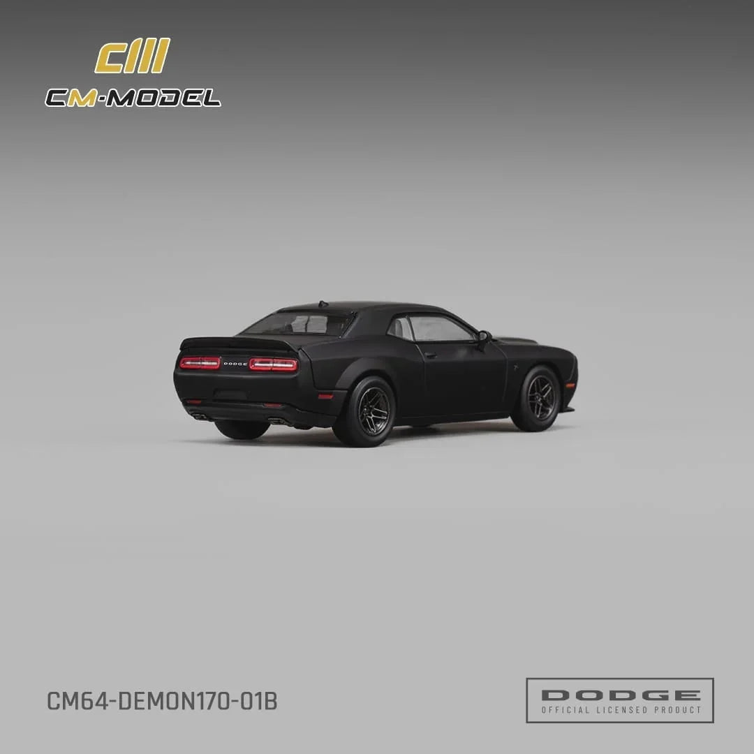 *PRE-ORDER* Dodge Demon 170, 1:64 Scale (Matte Black) — image 5