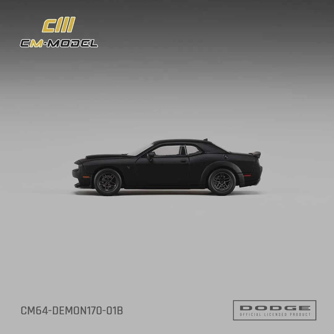 *PRE-ORDER* Dodge Demon 170, 1:64 Scale (Matte Black) — image 3