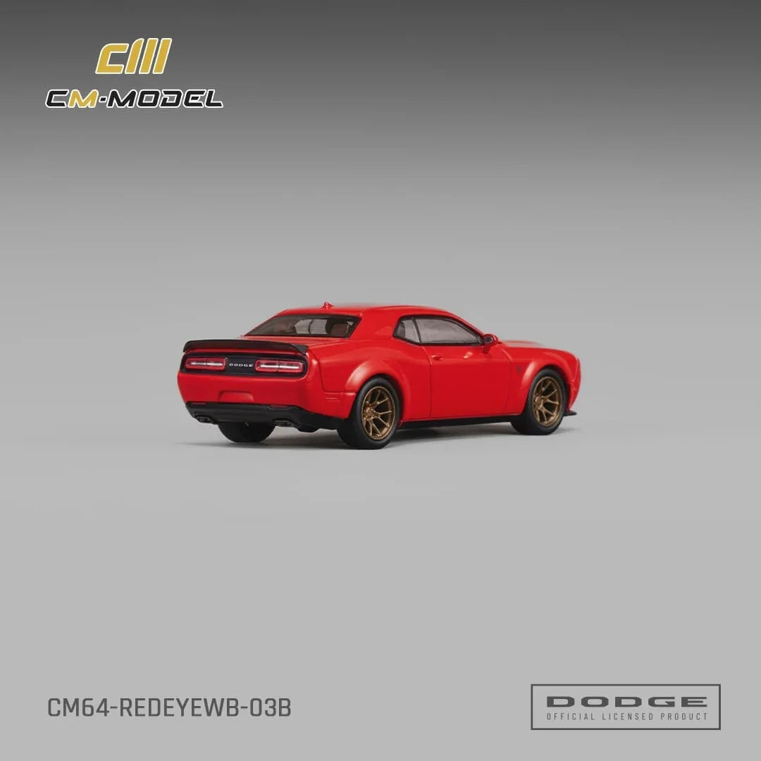 *PRE-ORDER* Dodge Challenger SRT Hellcat Redeye Widebody Torred Clearcoat, 1:64 Scale — image 5