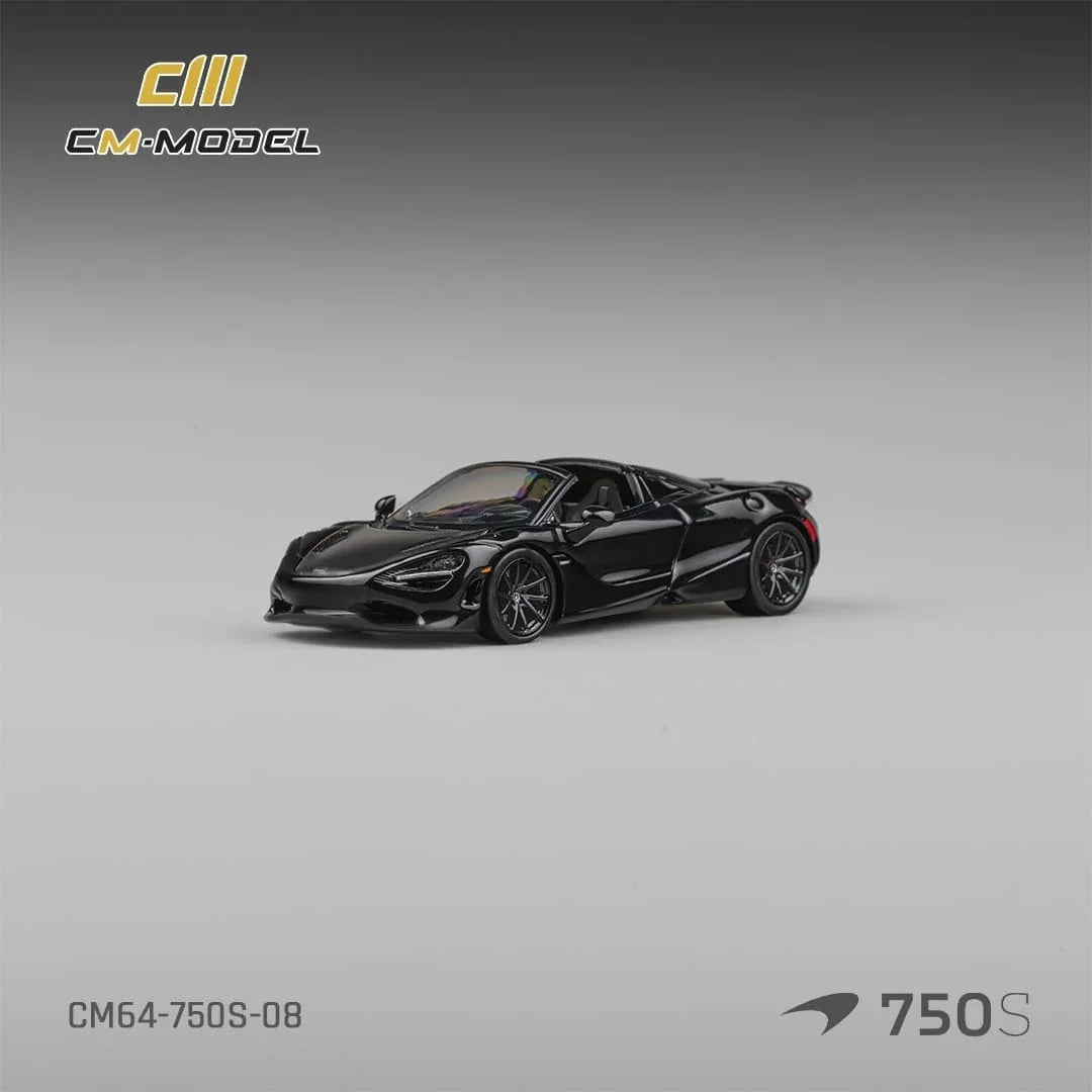 *PRE-ORDER* McLaren 750S Spider Onyx, 1:64 Scale (Black) — image 2