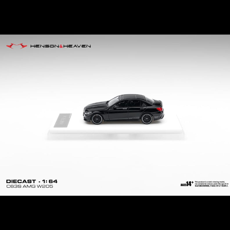*PRE-ORDER* Mercedes Benz C63 Coupe AMG W205, 1:64 Scale (Gloss Black) — image 3