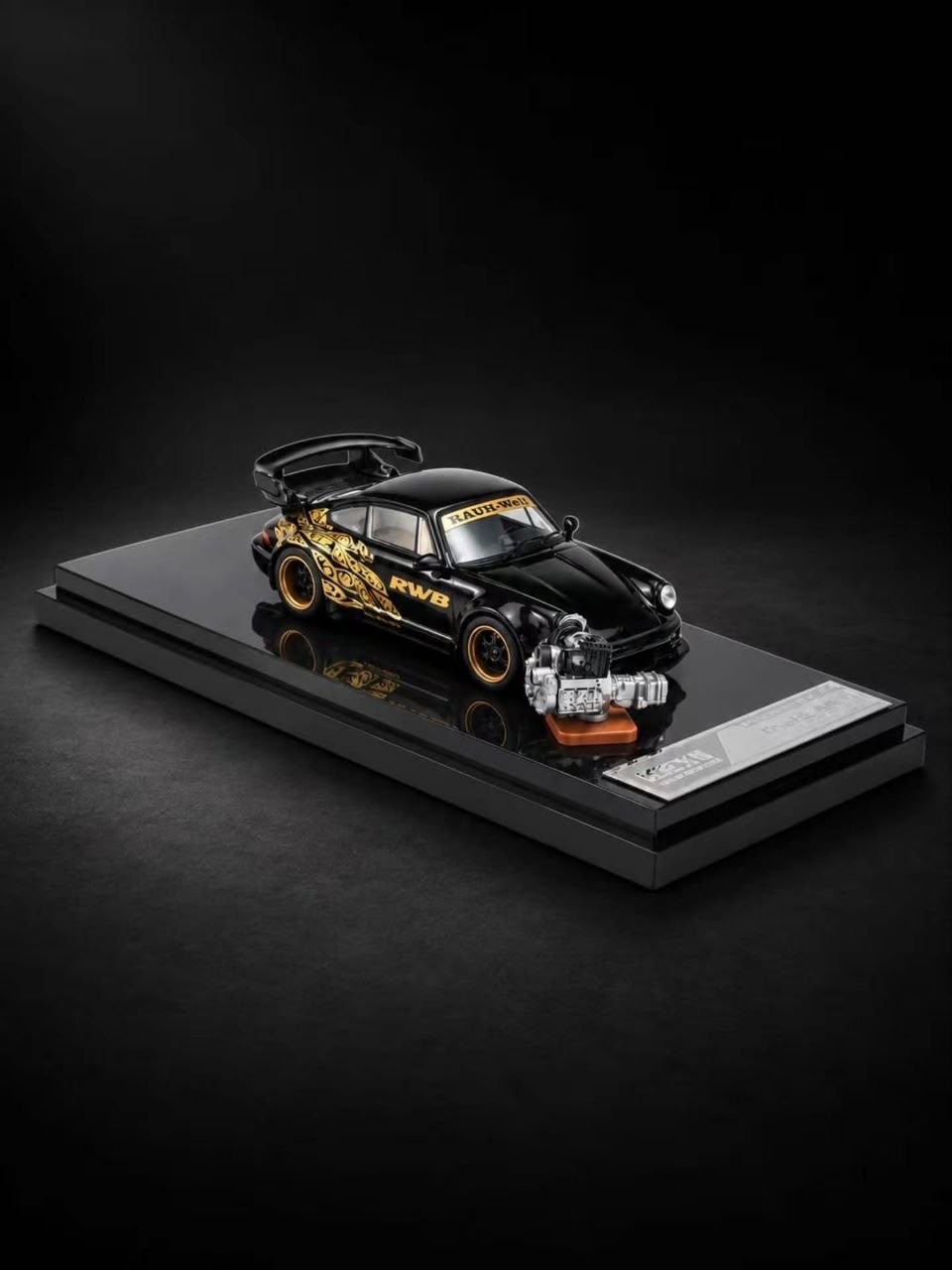 *IDE 2026* Porsche diecast RWB 964 Chance of Chase Car (Limited of 999pcs), 1:64 Scale (Black) — image 1