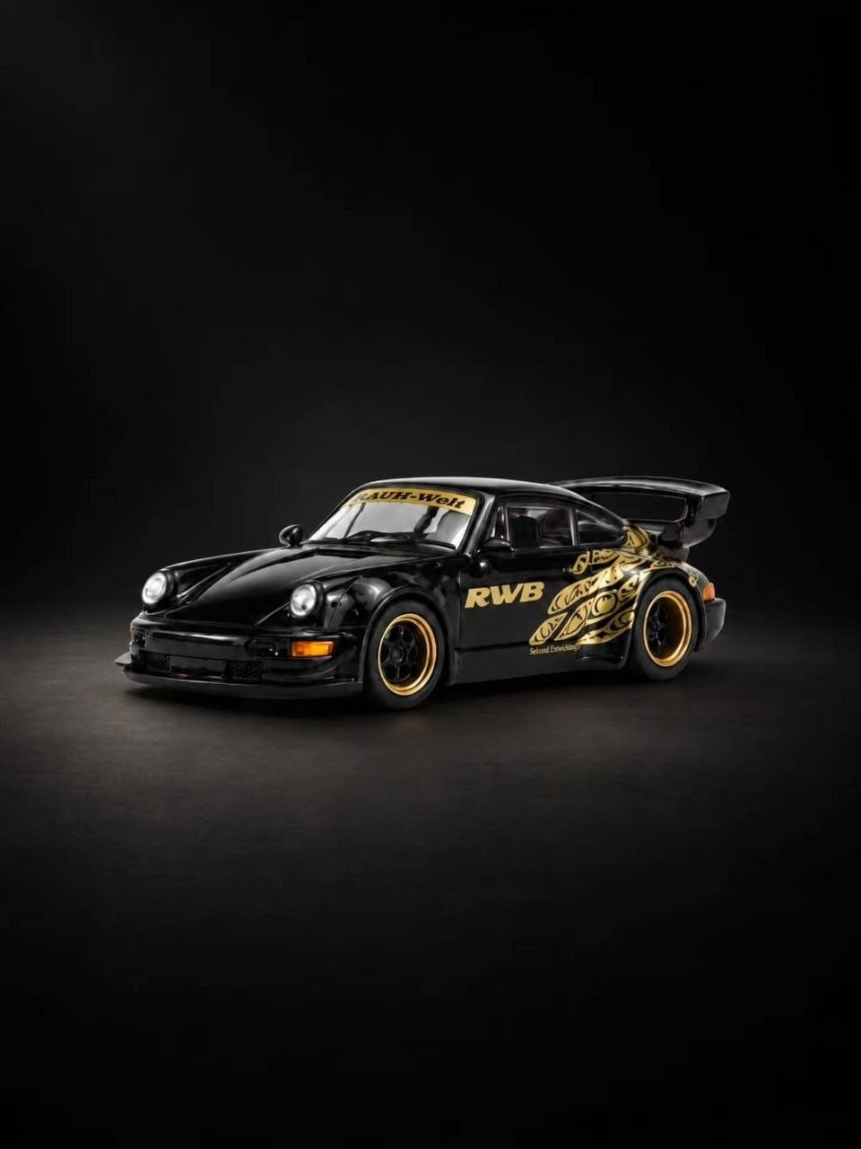 *IDE 2026* Porsche diecast RWB 964 Chance of Chase Car (Limited of 999pcs), 1:64 Scale (Black) — image 3