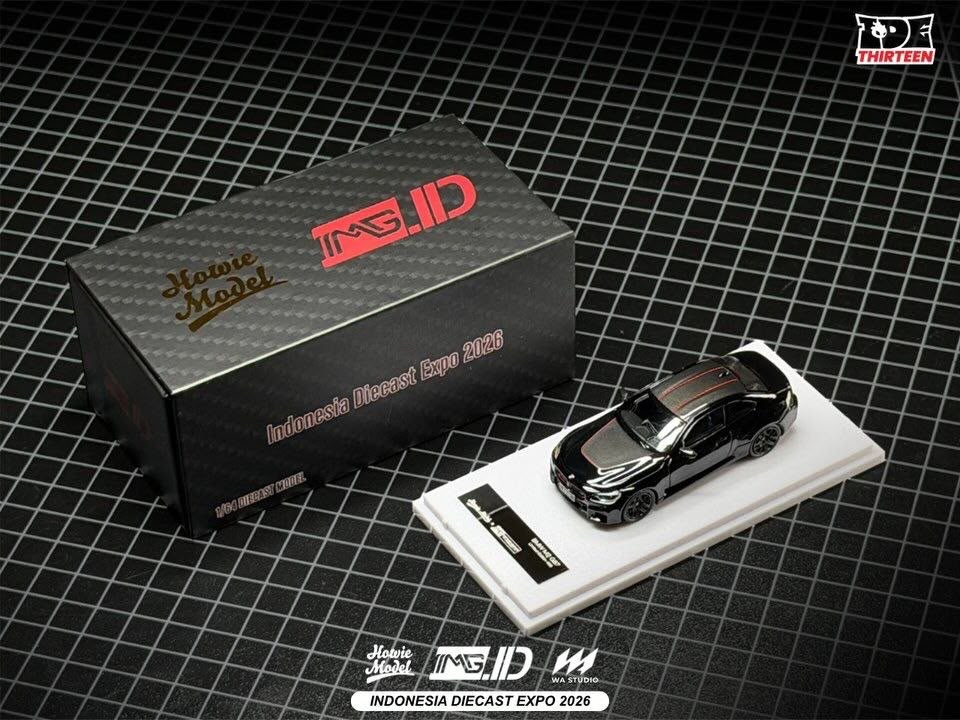 *IDE 2026* BMW M2 G87 Coupe (Black Metallic/Carbon with Red Details) Limited to 499pcs, 1:64 Scale — image 4