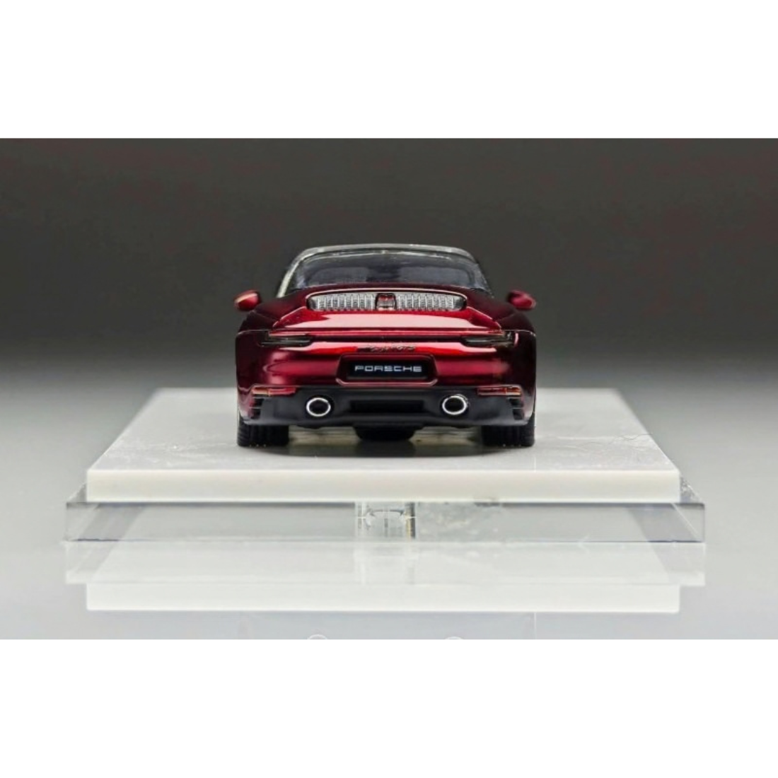 *PRE-ORDER* Porsche diecast 992 Targa, 1:64 Scale (Red) — image 3