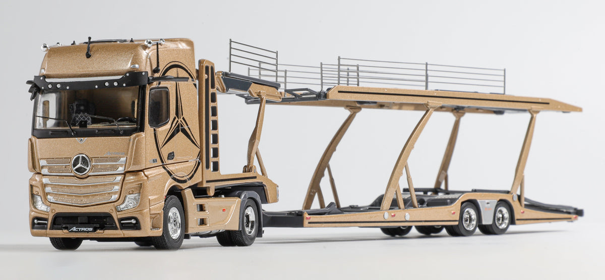 *PRE-ORDER* Mercedes-Benz Actros 2 Golden, 1:64 Scale — image 1