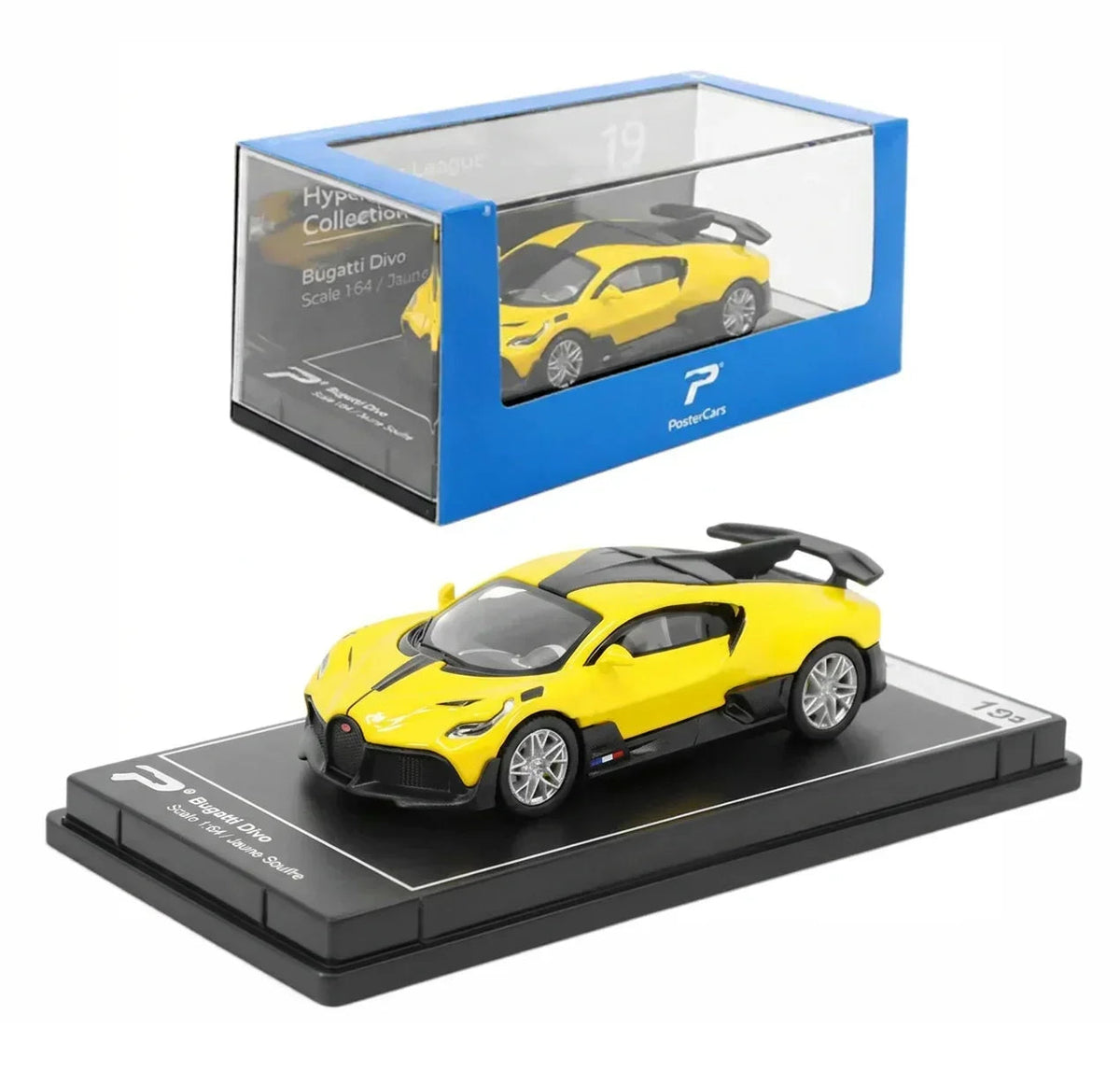 Bugatti Divo, 1:64 Scale (Yellow) — image 4