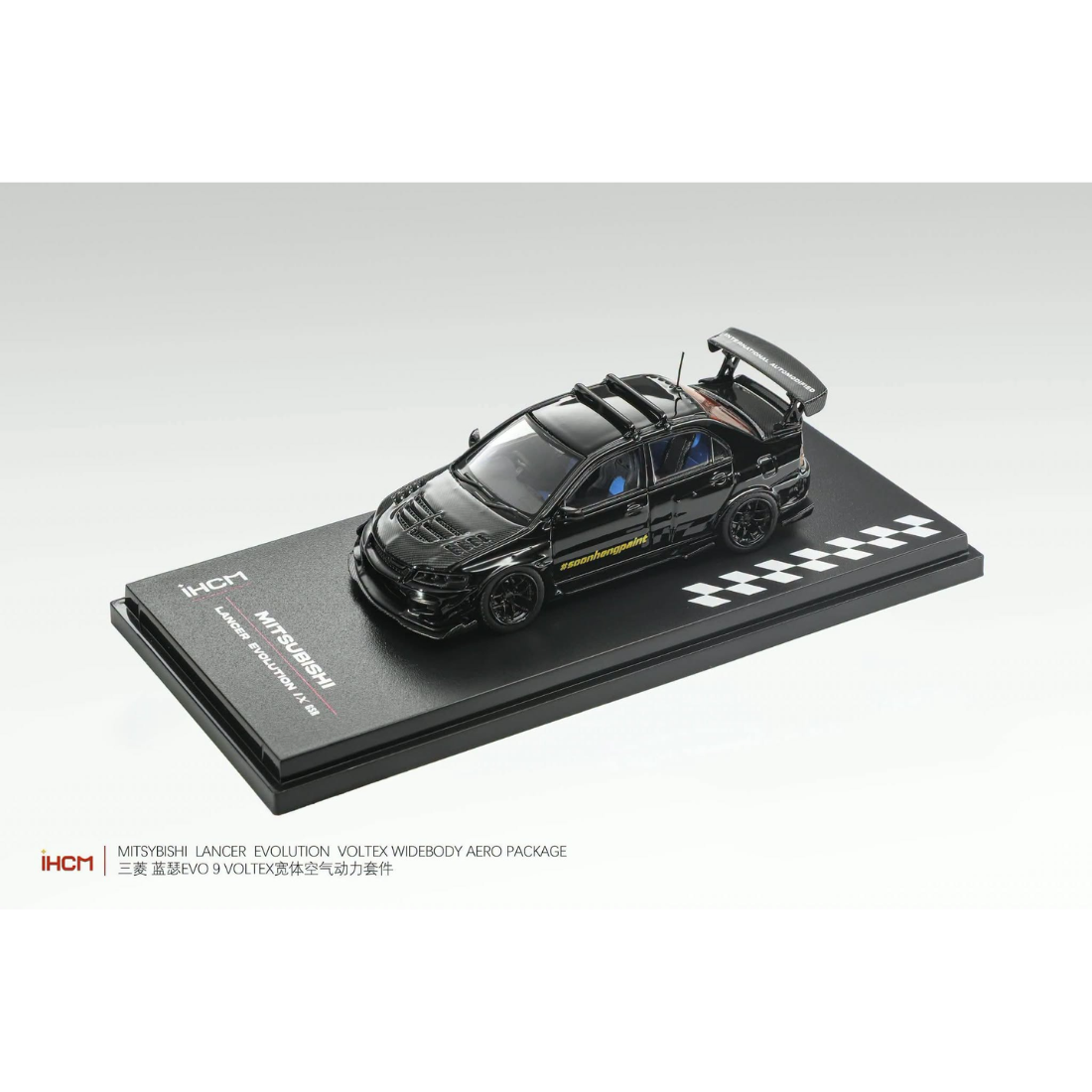 *Pre-Orders* Mitsubishi Licensed Products - Lancer GSR Evolution EVO IX, 1:64 Scale (Black) — image 2