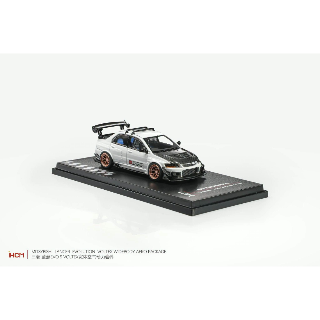 *Pre-Orders* Mitsubishi Licensed Products - Lancer GSR Evolution EVO IX, 1:64 Scale (White) — image 3
