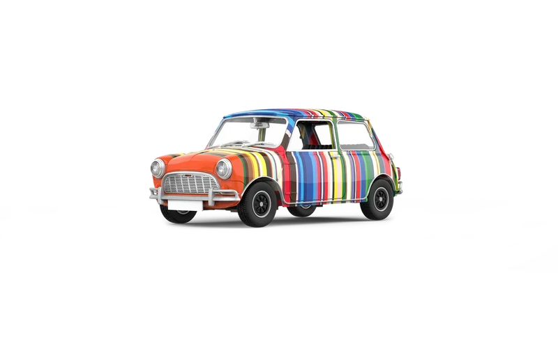 Art Car Coloured Stripes, 1:50 Scale (Multicolor) — image 1