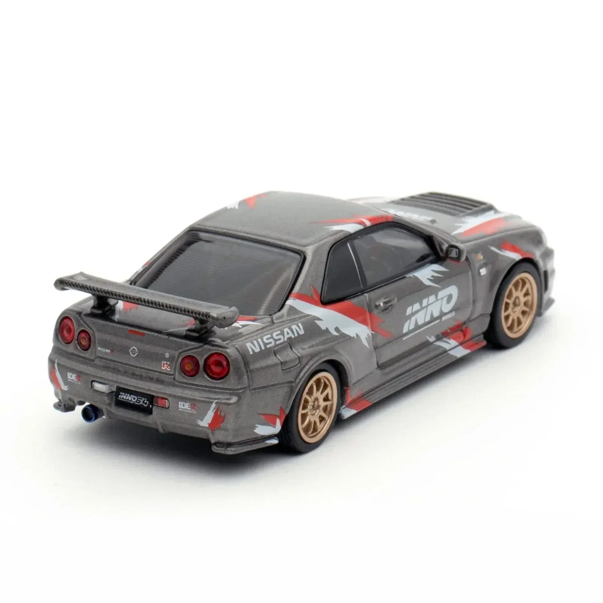 Nissan Skyline GT-R (R34) Z-Tune Indonesia Diecast Expo Exclusive Edition, 1:64 Scale (Grey) — image 2