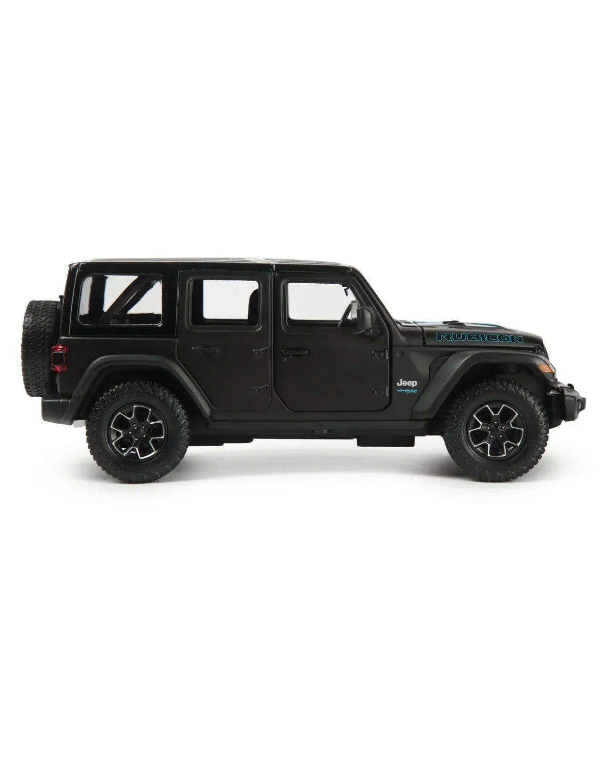 Jeep Wrangler Rubicon 4xe, 1:24 Scale (Black) — image 4