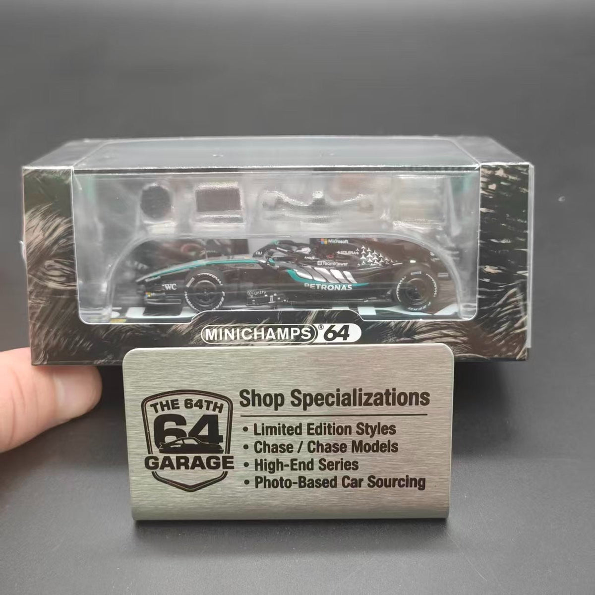 *HKTCS* Mercedes W17 F1 Kimi 2026 Japan GP HK Toycar Salon (Limited to 2000pcs), 1:64 Scale — image 2
