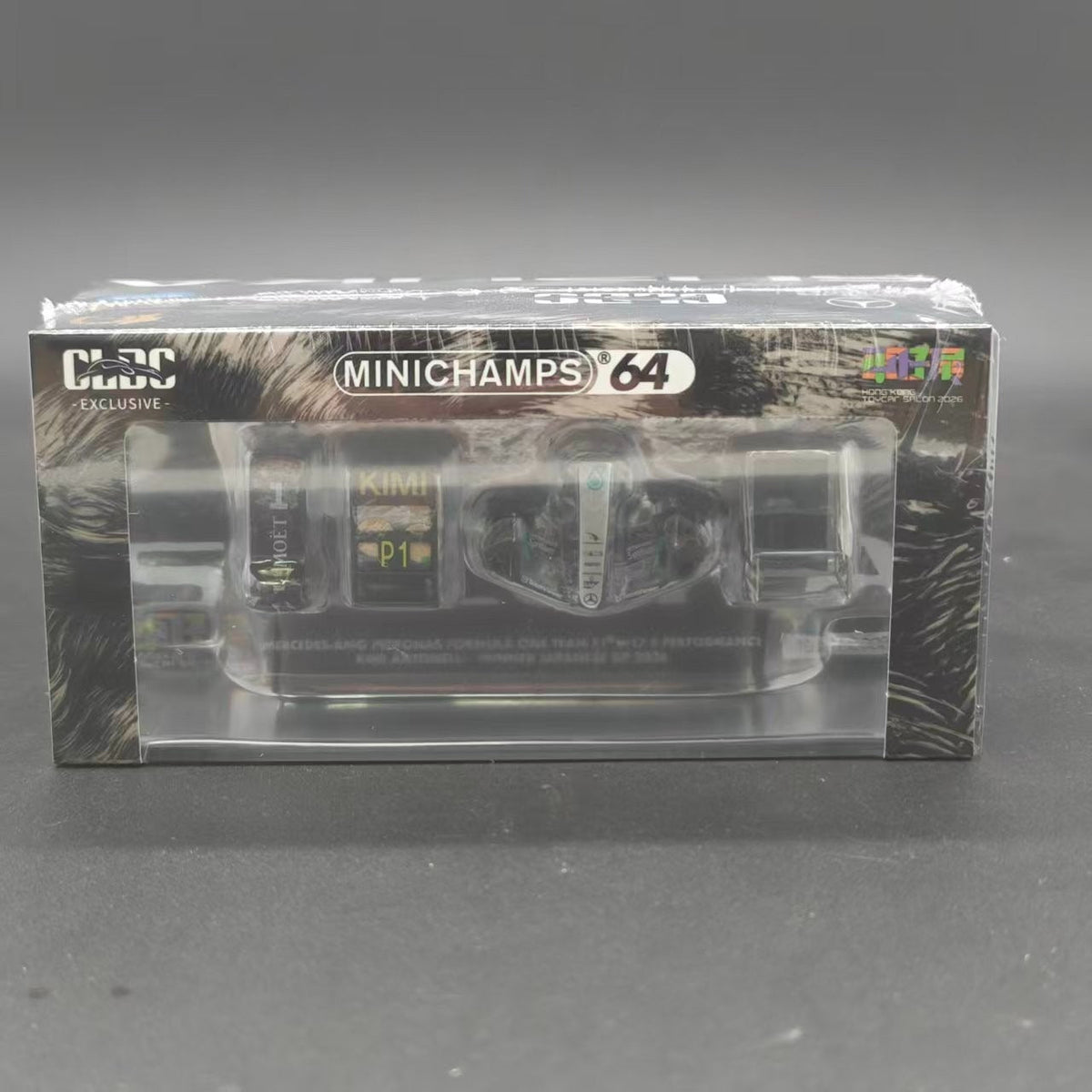 *HKTCS* Mercedes W17 F1 Kimi 2026 Japan GP HK Toycar Salon (Limited to 2000pcs), 1:64 Scale — image 3