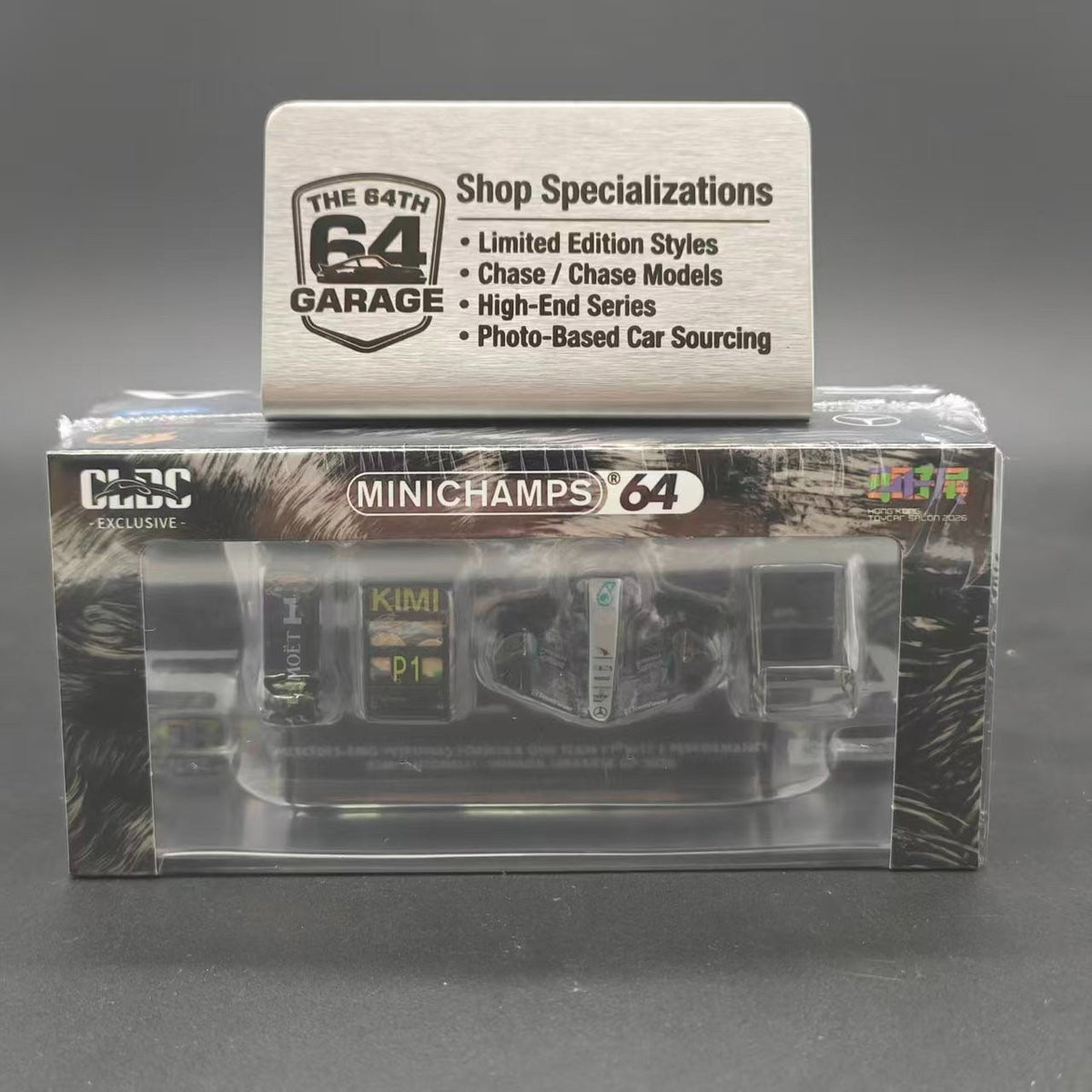 *HKTCS* Mercedes W17 F1 Kimi 2026 Japan GP HK Toycar Salon (Limited to 2000pcs), 1:64 Scale — image 4