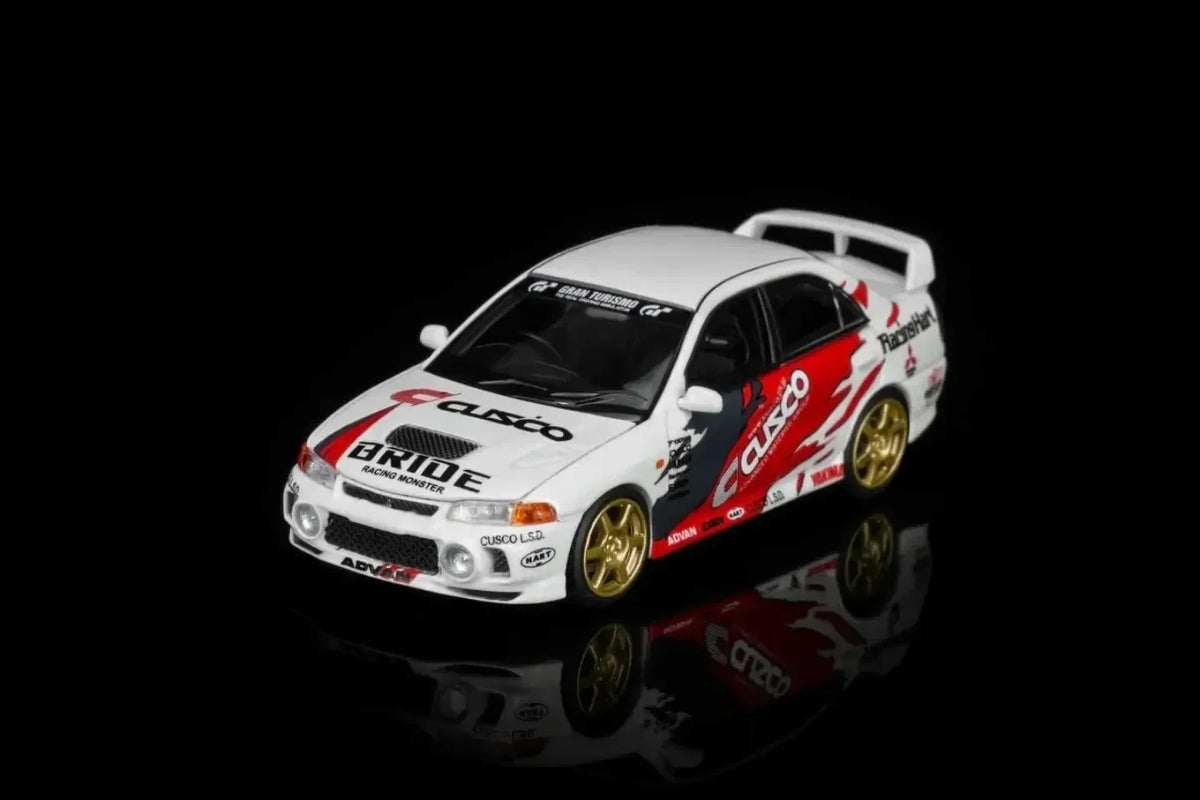 Mitsubishi Lancer Evolution IV GSR CUSCO Racing Livery, 1:64 Scale — image 2