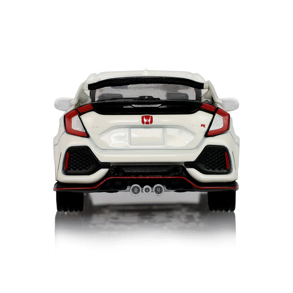 *PRE-ORDER* Tokyo Torque Series 10 - 2018 Honda Civic Type-R (FK8) with Custom Wheels and Carbon Hood - Championship White (New Tooling), 1:64 Scale — image 4