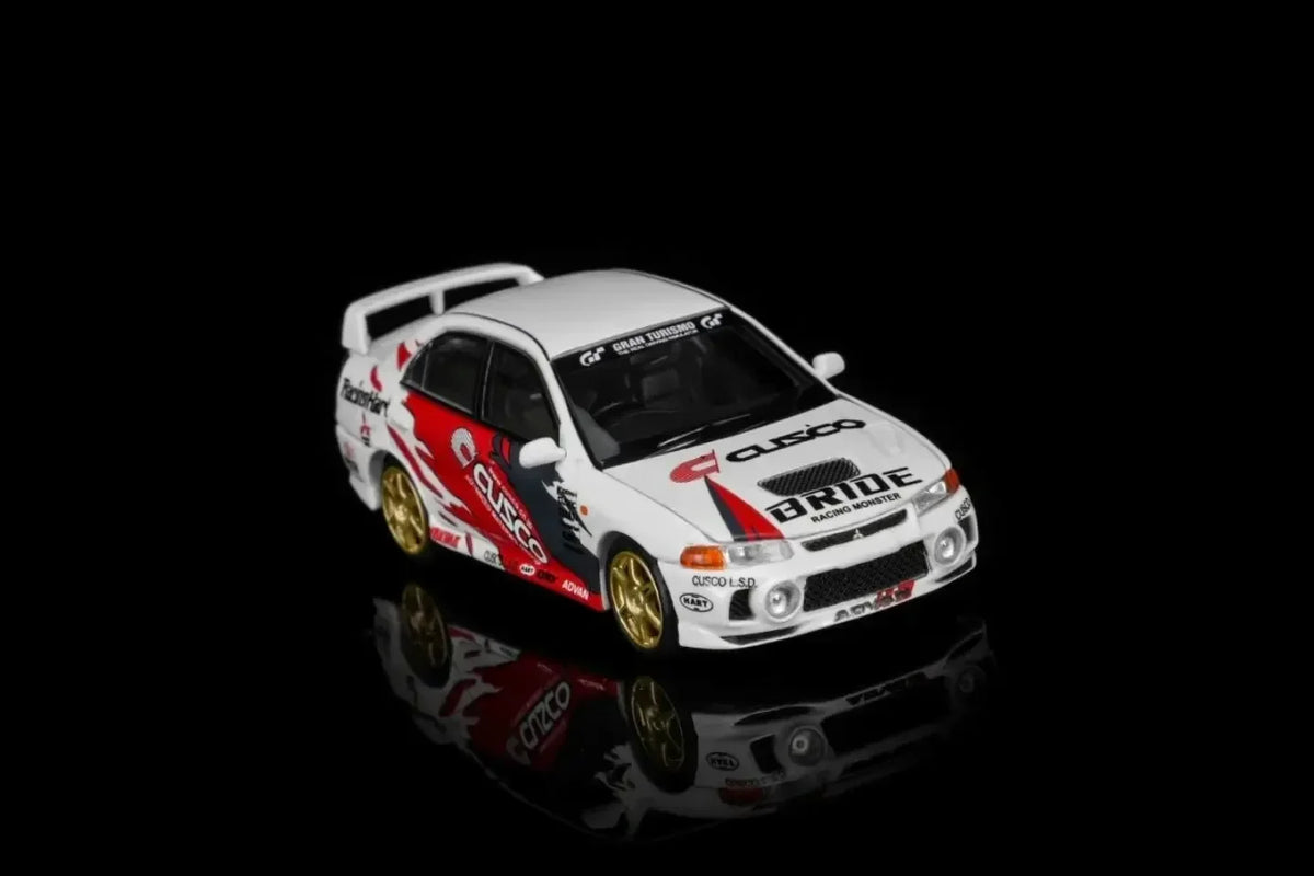 Mitsubishi Lancer Evolution IV GSR CUSCO Racing Livery, 1:64 Scale — image 4